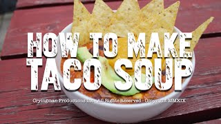 How to make Taco Soup (Gluten Free, Oil Free, Vegan Plant Based)