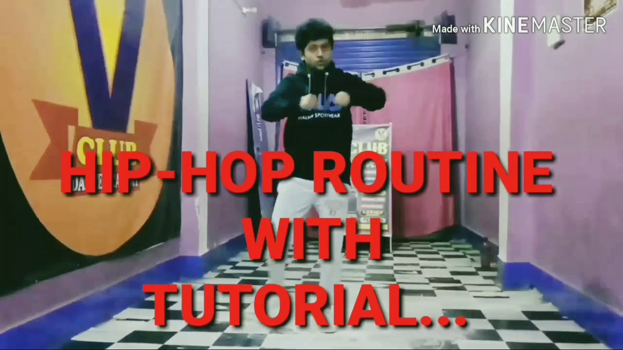 HIP-HOP ROUTINE WITH TUTORIAL....... - YouTube