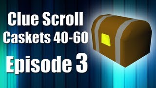 Runescape 2007 - Loot from 60 Level 3 Clue Scroll Rewards