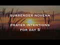 🙏 surrender novena day 5 🙏 powerful prayer for healing the sick