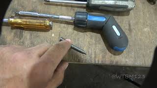 Can your screw driver do this, Weird Tools and my ratcheting screwdriver