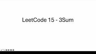 3Sum - LeetCode 15 - 2 Pointers - Python