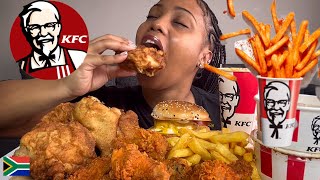 LET'S EAT KFC|😋 South African MUKBANG🇿🇦