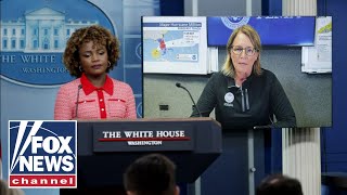 FEMA administrator Deanne Criswell joins Karine Jean-Pierre at the White House briefing