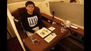 JAL FIRST CLASS TOKYO TO LA Boeing 777-300ER 国際線ガチのファーストクラス