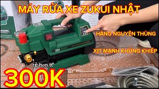 🛑🛑MÁY RỬA XE ZUKUI NHẬT Z60 XỊT MẠNH KHỦNG KHIẾP,DÂY DÀI 15M KÉO XỊT BAO LA,BH DÀI HẠN RHTT 300K/M