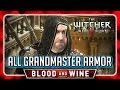 Witcher 3 🌟 All Grandmaster Armors 🌟 Blood and Wine