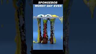 SpongeBob Fail Animations V3 - WORST DAY EVER #Shorts