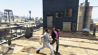 Michael beats up Rocco scene - GTA V