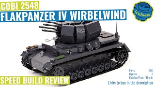 COBI 2548 - Flakpanzer IV Wirbelwind - Speed Build Review
