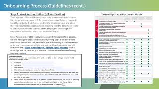 Ascent/ADP - Welcome and Onboarding Process
