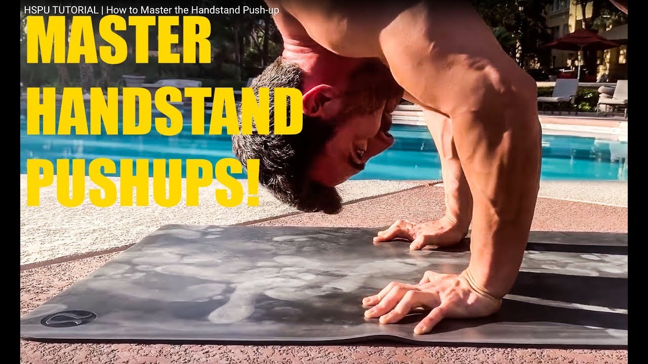 Handstand Push-up Progression- Pushups Tutorial - YouTube