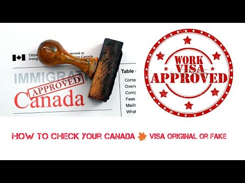 How To Check your Visa Original or Fake How To Check your Visa Original or Fake