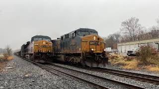 SURPRISE Freight Train Passing at American Railroad Crossing