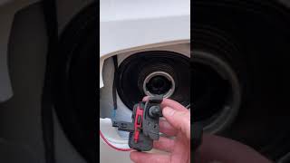 Fuel Door Actuator Removal and Replacement for Audi Q5, Red Emergency cord location and operation.