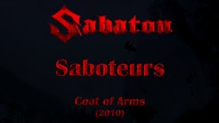 Sabaton - Saboteurs (Lyrics English \u0026 Deutsch)