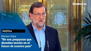 La respuesta despectiva de Rajoy a una periodista que le preguntó por la corrupción