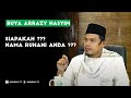 Tahukah Anda.. Siapakah Nama Ruhanimu ? II Buya Arrazy Hasyim