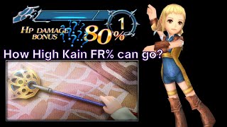 POV: Let’s see how high Kain FR HP DMG Bonus can go?! [DFFOO GL - FFS#31]