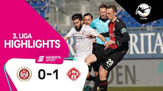 SV Wehen Wiesbaden - FC Würzburger Kickers | Highlights 3. Liga 21/22