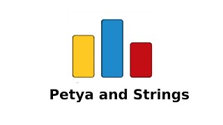 CodeForces : A. Petya and Strings in Arabic