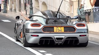 Woman Drives her $10 Million Koenigsegg ONE:1 in Monaco !