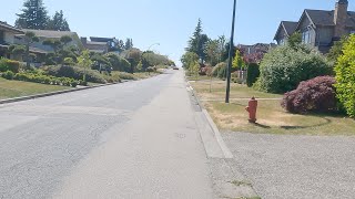 Vancouver BC Canada - Super Bike Ride past CAMBIE , OAK  \u0026 GRANVILLE STREET