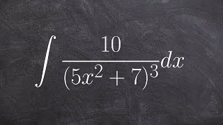 How to apply u substitution to a rational function