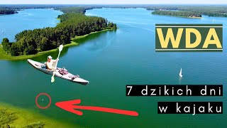 Rzeka WDA - 7 dni samotnej przygody w kajaku. Część 2.  jez. Wdzydze - Zimne Zdroje [4K]