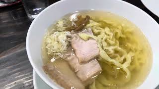 会津若松　うえんで　の　山塩ラーメン　極太と中太で