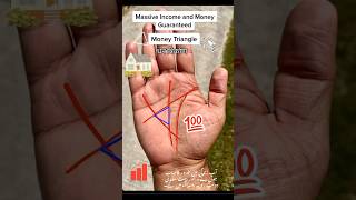 People think they hv money triangle but mostly it is broken #palmistry