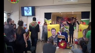 Australian YPG Fighter Ashley Johnston's Funeral Service