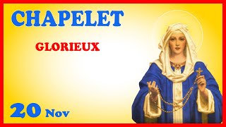 CHAPELET 🙏 Mercredi 20 Nov - Mystères Glorieux