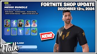 *NEW* MESSI IS IN FORTNITE \u0026 RARE EMOTES!! Fortnite Item Shop [December 13th, 2024]