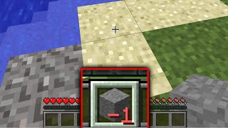 What happens if I place -1 block?