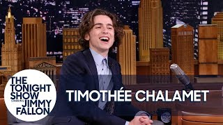 Timothée Chalamet Broke His Only Rule for The Tonight Show