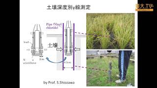 中西友子「農学生命科学研究科全体の取組について」ー第3回放射能の農畜水産物等への影響についての研究報告会