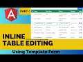 Inline Table Editing Angular 15 | angular tutorials | angular tutorial for beginners | Part-1
