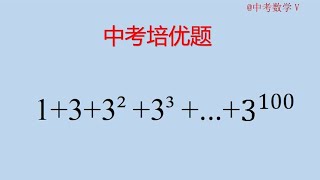 等比数列问题，初中数学中考真题