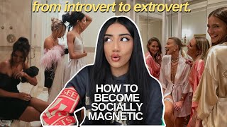 HOW TO MASTER SOCIAL CONFIDENCE | talk to anyone, develop extroverted traits and become magnetic!