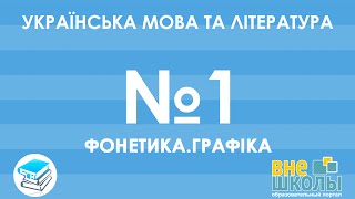 Онлайн-урок ЗНО. Українська мова та література № 1. Фонетика. Графіка