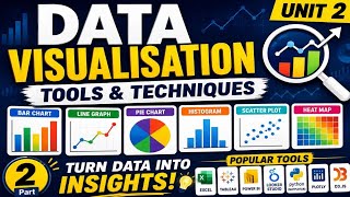 Data Visualisation Notes Part-2 Unit 2 | Tools And Techniques 📊✨ #datavisualization