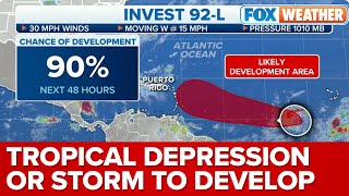 Tropical Depression Or Storm Likely To Develop This Week In Atlantic, Will Become Bret If Named