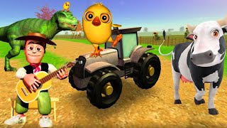 El Pollito pío 3d - el Toro y el Tractor de la Granja Part#119-el Pollito y el Tractor de la Granja