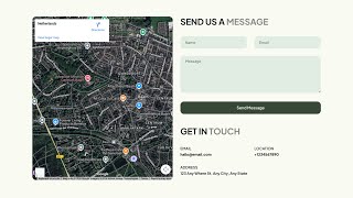 Message Box with HTML CSS Map | HTML CSS Message Box Map @raselcoder