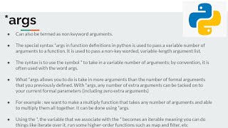 Non - Keyword Arguments | Python Programming for Beginners