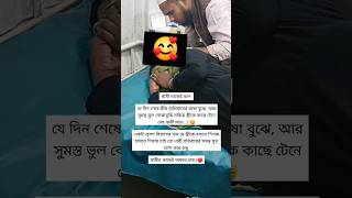 স্বামী তাকেই বলেযে দিন শেষে স্ত্রীর অভিমানের ভাষা বুঝে,