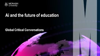 Global Critical Conversations: AI and the future of education