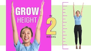 Grow HEIGHT in 14 Days - Grow Taller with Exercise at Home - Increase 2 Inch - Become Taller & Slim