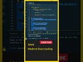 Java Tutorial For Beginners, OOPS In Java (Method Overloading), Java Telugu Course, Learn Java, Core
